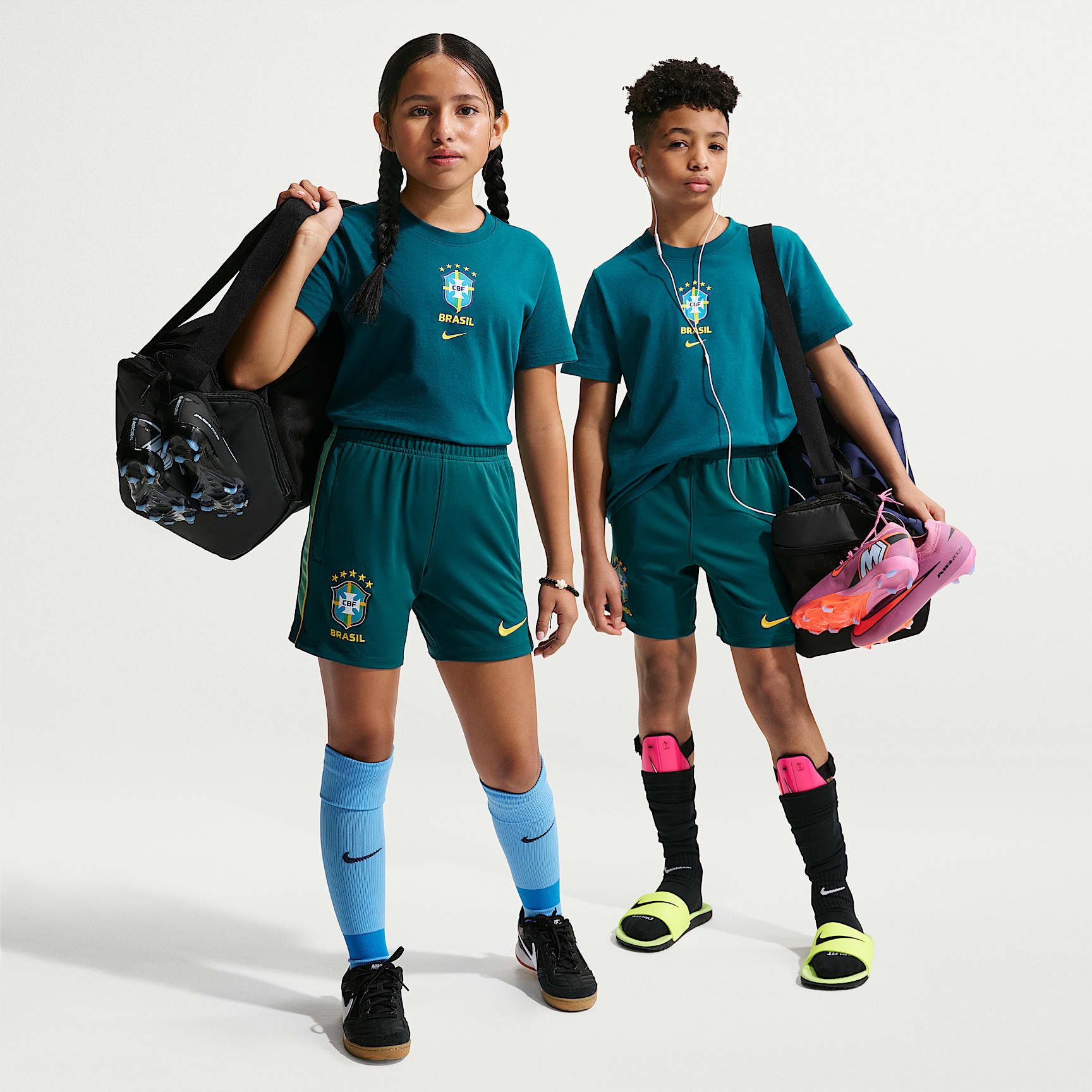 Brazil Academy Pro Big Kids' Nike Dri-FIT Soccer Shorts. Nike.com